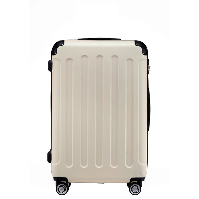 Beibye B2045 XL Reisekoffer für Langstrecken & Familie, 360° Doppelrollen, Stabil & Leicht, 76 x 50 x 27 cm, 110 L