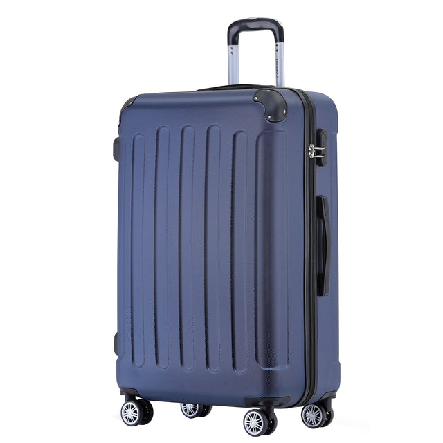 Beibye B2045 L Reisekoffer für Mittelstrecken, 360° Doppelrollen, Stabil & Leicht, 66 x 44 x 24 cm, 70 L