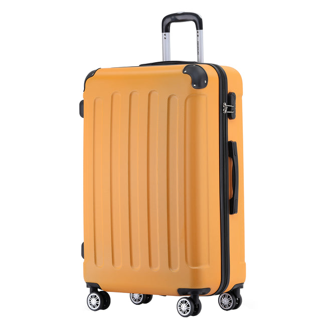 Beibye B2045 XL Reisekoffer für Langstrecken & Familie, 360° Doppelrollen, Stabil & Leicht, 76 x 50 x 27 cm, 110 L