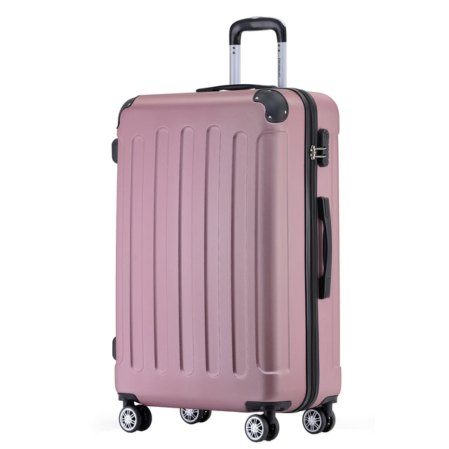 Beibye B2045 XL Reisekoffer für Langstrecken & Familie, 360° Doppelrollen, Stabil & Leicht, 76 x 50 x 27 cm, 110 L
