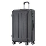 Beibye B2045 L Reisekoffer für Mittelstrecken, 360° Doppelrollen, Stabil & Leicht, 66 x 44 x 24 cm, 70 L