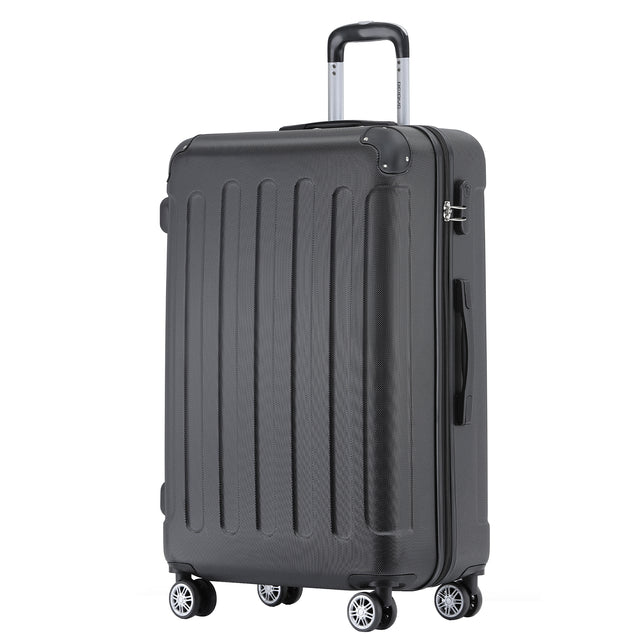 Beibye B2045 L Reisekoffer für Mittelstrecken, 360° Doppelrollen, Stabil & Leicht, 66 x 44 x 24 cm, 70 L