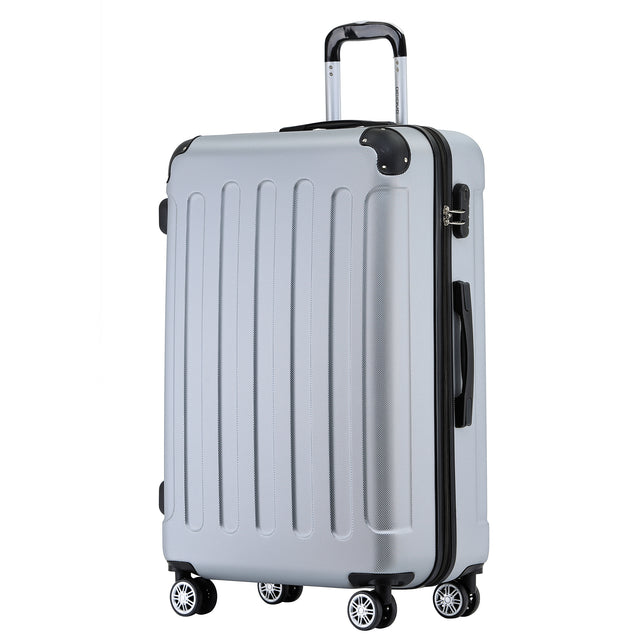 Beibye B2045 L Reisekoffer für Mittelstrecken, 360° Doppelrollen, Stabil & Leicht, 66 x 44 x 24 cm, 70 L