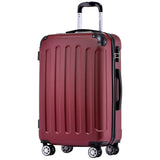 Beibye B2045 L Reisekoffer für Mittelstrecken, 360° Doppelrollen, Stabil & Leicht, 66 x 44 x 24 cm, 70 L