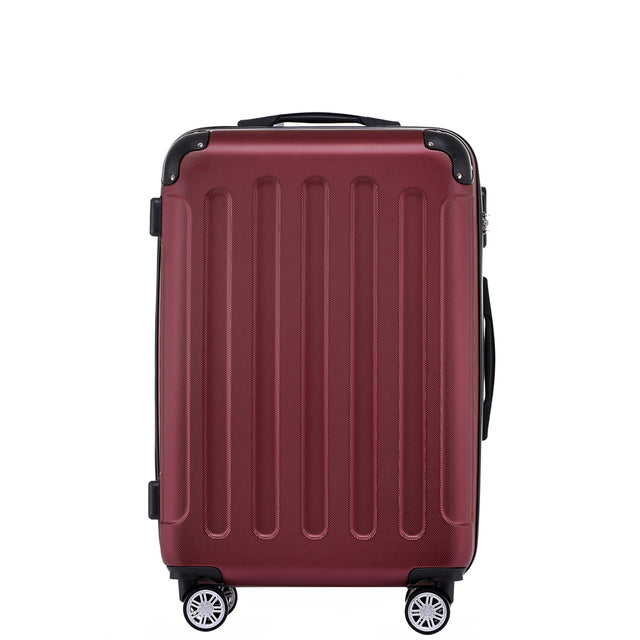 Beibye B2045 L Reisekoffer für Mittelstrecken, 360° Doppelrollen, Stabil & Leicht, 66 x 44 x 24 cm, 70 L