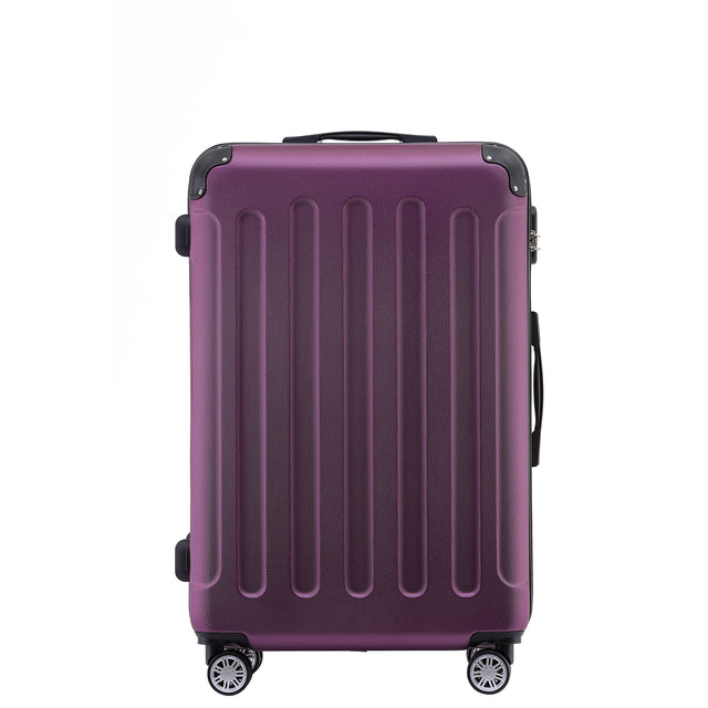 Beibye B2045 XL Reisekoffer für Langstrecken & Familie, 360° Doppelrollen, Stabil & Leicht, 76 x 50 x 27 cm, 110 L