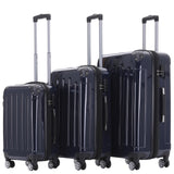 Beibye B2048 Kofferset M-L-XL für Handgepäck, Kurz- & Langstrecken, 360° Doppelrollen, Hochglanz-Polycarbonat, Volumen erweiterbar