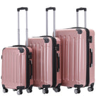 Beibye B2048 Kofferset M-L-XL für Handgepäck, Kurz- & Langstrecken, 360° Doppelrollen, Hochglanz-Polycarbonat, Volumen erweiterbar