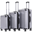 Beibye B2048 Kofferset M-L-XL für Handgepäck, Kurz- & Langstrecken, 360° Doppelrollen, Hochglanz-Polycarbonat, Volumen erweiterbar
