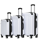 Beibye B2048 Kofferset M-L-XL für Handgepäck, Kurz- & Langstrecken, 360° Doppelrollen, Hochglanz-Polycarbonat, Volumen erweiterbar