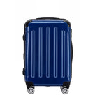 Beibye B2048 L Reisekoffer für Mittelstrecken, 360° Doppelrollen, Hochglanz-Polycarbonat, Volumen erweiterbar, 65 x 43 x 26 cm, 75 L