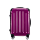 Beibye B2048 L Reisekoffer für Mittelstrecken, 360° Doppelrollen, Hochglanz-Polycarbonat, Volumen erweiterbar, 65 x 43 x 26 cm, 75 L