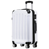 Beibye B2048 L Reisekoffer für Mittelstrecken, 360° Doppelrollen, Hochglanz-Polycarbonat, Volumen erweiterbar, 65 x 43 x 26 cm, 75 L