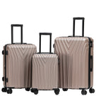 Beibye B2050 Kofferset M-L-XL für Handgepäck, Kurz- & Langstrecken, 360° Doppelrollen, TSA-Schloss, Volumen erweiterbar