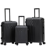 Beibye B2050 Kofferset M-L-XL für Handgepäck, Kurz- & Langstrecken, 360° Doppelrollen, TSA-Schloss, Volumen erweiterbar