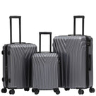 Beibye B2050 Kofferset M-L-XL für Handgepäck, Kurz- & Langstrecken, 360° Doppelrollen, TSA-Schloss, Volumen erweiterbar
