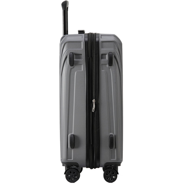 Beibye B2050 L Reisekoffer für Mittelstrecken, 360° Doppelrollen, TSA-Schloss, Volumen erweiterbar, 65 × 44 × 28 cm, 58 L