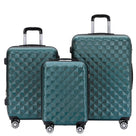 Beibye B2066 Kofferset M-L-XL für Handgepäck, Kurz- & Langstrecken, 360° gummierte Doppelrollen, ABS-Hartschale, L & XL erweiterbar
