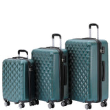 Beibye B2066 Kofferset M-L-XL für Handgepäck, Kurz- & Langstrecken, 360° gummierte Doppelrollen, ABS-Hartschale, L & XL erweiterbar