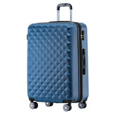 Beibye B2066 L Reisekoffer für Mittelstrecken, 360° gummierte Doppelrollen, ABS-Hartschale, Volumen erweiterbar, 65 x 46 x 29 cm, 75 L