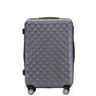 Beibye B2066 L Reisekoffer für Mittelstrecken, 360° gummierte Doppelrollen, ABS-Hartschale, Volumen erweiterbar, 65 x 46 x 29 cm, 75 L