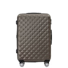Beibye B2066 XL Reisekoffer für Langstrecken & Familie, 360° gummierte Doppelrollen, ABS-Hartschale, Volumen erweiterbar, 76 x 50 x 30 cm, 115 L