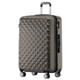 Beibye B2066 XL Reisekoffer für Langstrecken & Familie, 360° gummierte Doppelrollen, ABS-Hartschale, Volumen erweiterbar, 76 x 50 x 30 cm, 115 L