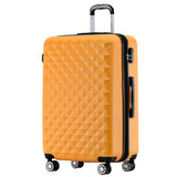 Beibye B2066 XL Reisekoffer für Langstrecken & Familie, 360° gummierte Doppelrollen, ABS-Hartschale, Volumen erweiterbar, 76 x 50 x 30 cm, 115 L