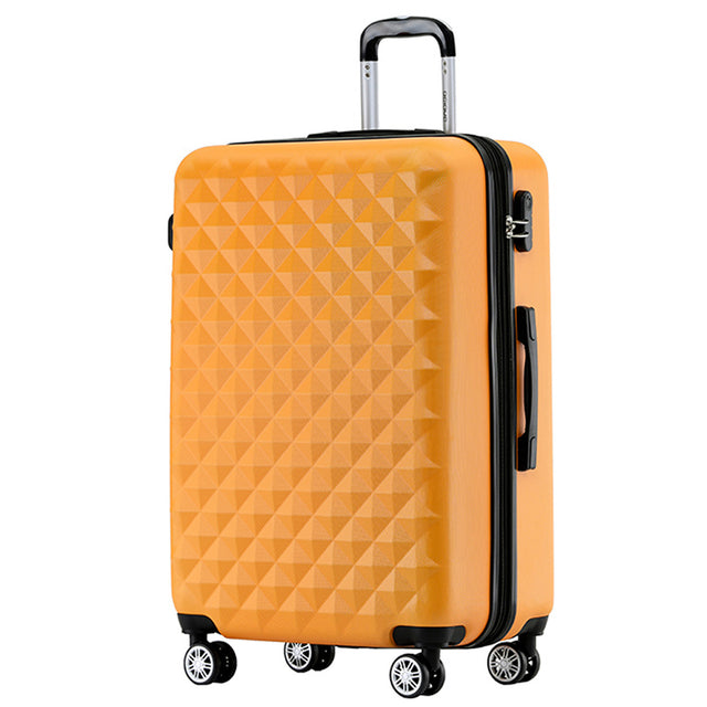 Beibye B2066 XL Reisekoffer für Langstrecken & Familie, 360° gummierte Doppelrollen, ABS-Hartschale, Volumen erweiterbar, 76 x 50 x 30 cm, 115 L