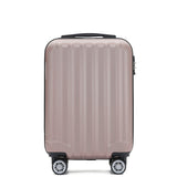 Beibye B2080 M Handgepäck für Kurztrips, 360° Doppelrollen, integriertes TSA-Zahlenschloss, 55 x 35 x 20 cm, 38 L