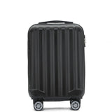 Beibye B2080 M Handgepäck für Kurztrips, 360° Doppelrollen, integriertes TSA-Zahlenschloss, 55 x 35 x 20 cm, 38 L