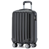 Beibye B2080 M Handgepäck für Kurztrips, 360° Doppelrollen, integriertes TSA-Zahlenschloss, 55 x 35 x 20 cm, 38 L