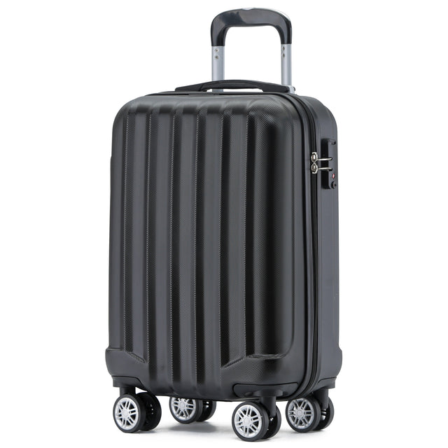 Beibye B2080 M Handgepäck für Kurztrips, 360° Doppelrollen, integriertes TSA-Zahlenschloss, 55 x 35 x 20 cm, 38 L