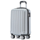 Beibye B2080 M Handgepäck für Kurztrips, 360° Doppelrollen, integriertes TSA-Zahlenschloss, 55 x 35 x 20 cm, 38 L