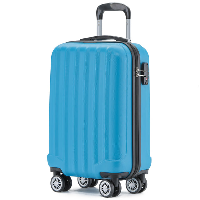 Beibye B2080 M Handgepäck für Kurztrips, 360° Doppelrollen, integriertes TSA-Zahlenschloss, 55 x 35 x 20 cm, 38 L