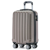 Beibye B2080 M Handgepäck für Kurztrips, 360° Doppelrollen, integriertes TSA-Zahlenschloss, 55 x 35 x 20 cm, 38 L