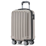 Beibye B2080 M Handgepäck für Kurztrips, 360° Doppelrollen, integriertes TSA-Zahlenschloss, 55 x 35 x 20 cm, 38 L