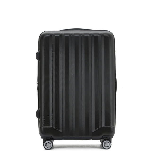 Beibye B2080 L Reisekoffer für Mittelstrecken, 360° Doppelrollen, TSA-Zahlenschloss, Volumen erweiterbar, 66 x 45 x 26 cm, 77 L