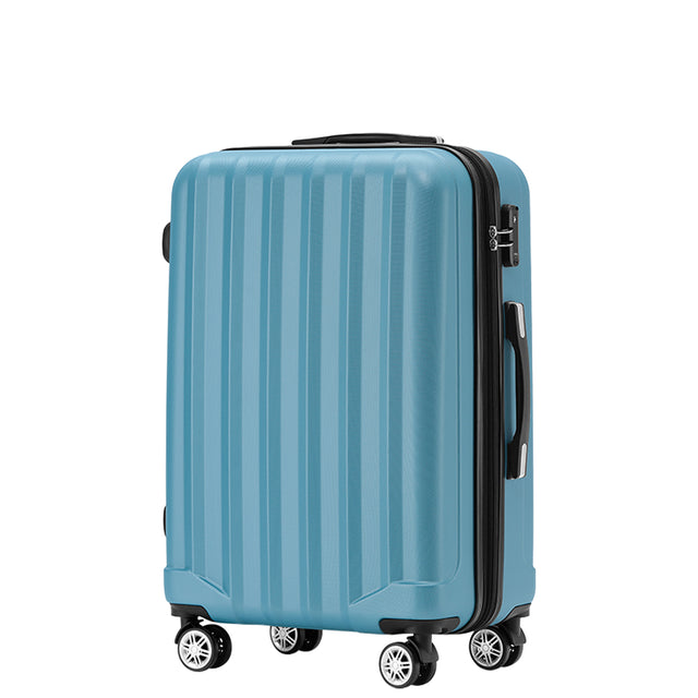 Beibye B2080 L Reisekoffer für Mittelstrecken, 360° Doppelrollen, TSA-Zahlenschloss, Volumen erweiterbar, 66 x 45 x 26 cm, 77 L