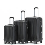 Beibye B2080 Kofferset M-L-XL für Handgepäck, Kurz- & Langstrecken, 360° Doppelrollen, TSA-Zahlenschloss, L & XL erweiterbar