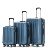 Beibye B2080 Kofferset M-L-XL für Handgepäck, Kurz- & Langstrecken, 360° Doppelrollen, TSA-Zahlenschloss, L & XL erweiterbar