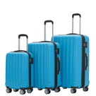 Beibye B2080 Kofferset M-L-XL für Handgepäck, Kurz- & Langstrecken, 360° Doppelrollen, TSA-Zahlenschloss, L & XL erweiterbar