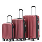 Beibye B2080 Kofferset M-L-XL für Handgepäck, Kurz- & Langstrecken, 360° Doppelrollen, TSA-Zahlenschloss, L & XL erweiterbar