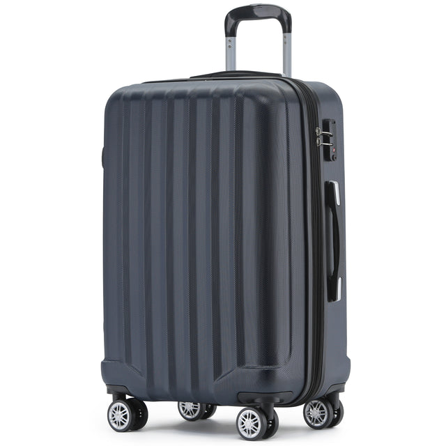 Beibye B2080 XL Reisekoffer für Langstrecken & Familie, 360° Doppelrollen, TSA-Zahlenschloss, Volumen erweiterbar, 77 x 50 x 30 cm, 115 L
