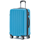 Beibye B2080 L Reisekoffer für Mittelstrecken, 360° Doppelrollen, TSA-Zahlenschloss, Volumen erweiterbar, 66 x 45 x 26 cm, 77 L