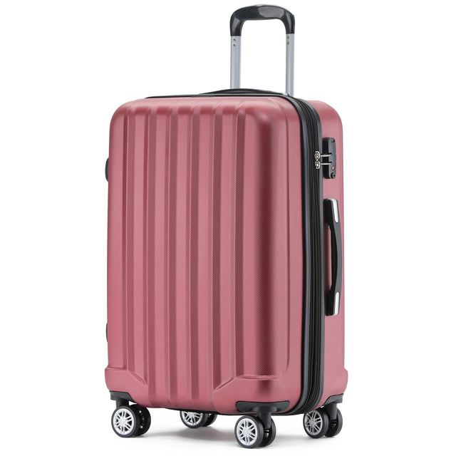 Beibye B2080 XL Reisekoffer für Langstrecken & Familie, 360° Doppelrollen, TSA-Zahlenschloss, Volumen erweiterbar, 77 x 50 x 30 cm, 115 L