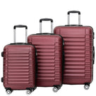 Beibye B2088 Kofferset M-L-XL für Handgepäck, Kurz- & Langstrecken – 360° Doppelrollen, ABS-Hartschale, Volumen erweiterbar