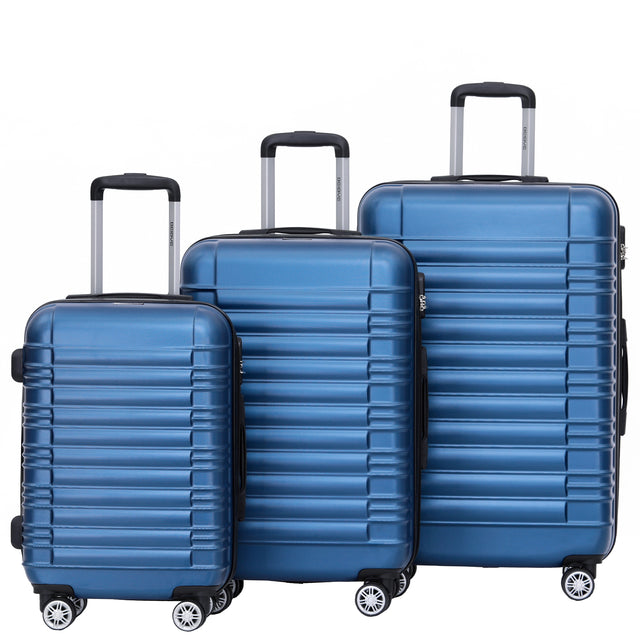 Beibye B2088 Kofferset M-L-XL für Handgepäck, Kurz- & Langstrecken – 360° Doppelrollen, ABS-Hartschale, Volumen erweiterbar