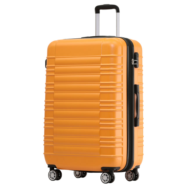 Beibye B2088 L Reisekoffer für Mittelstrecken – 360° Doppelrollen, ABS-Hartschale, Volumen erweiterbar, 65 x 43 x 26 cm, 75 L