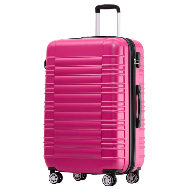 Beibye B2088 XL Reisekoffer für Langstrecken & Familie – 360° Doppelrollen, ABS-Hartschale, Volumen erweiterbar, 76 x 49 x 30 cm, 115 L